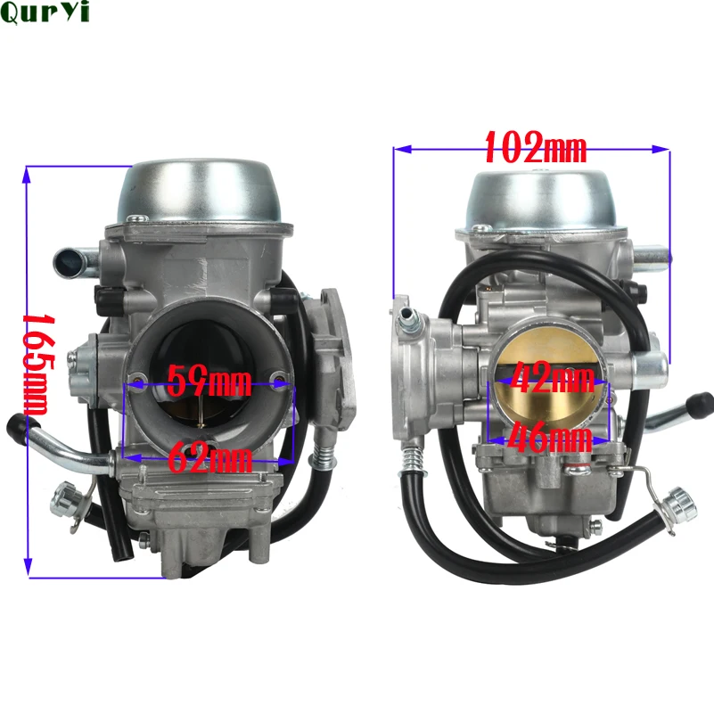PD42J 42 мм вакуумный карбюратор для Yamaha Гризли 600 YFM YFM600 4X4 ATV Quad Parts 1998-2001 и других
