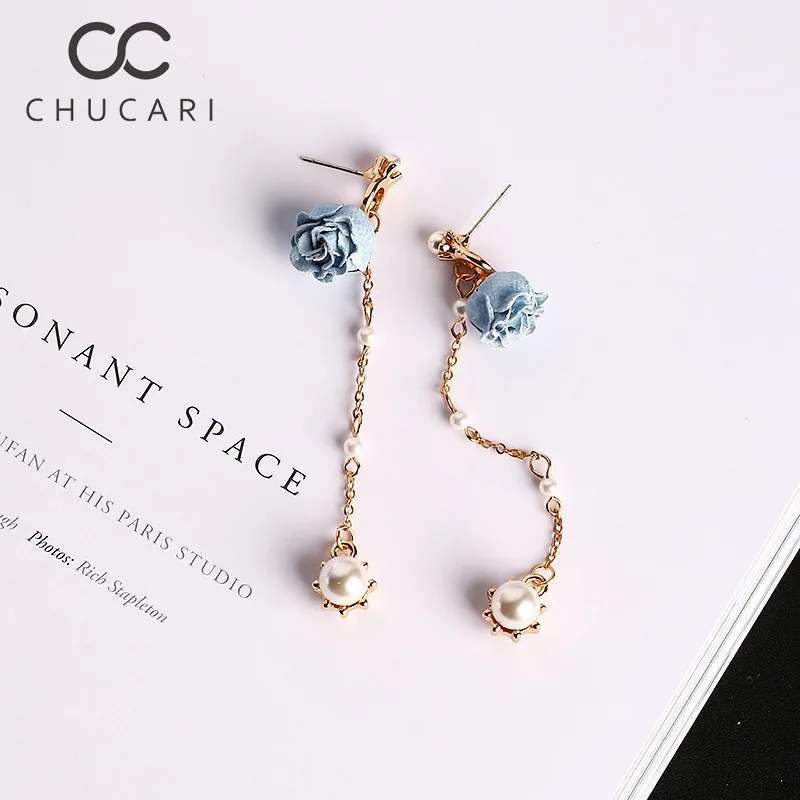 Женские серьги гвоздики с искусственным жемчугом 2019|Серьги-гвоздики| |