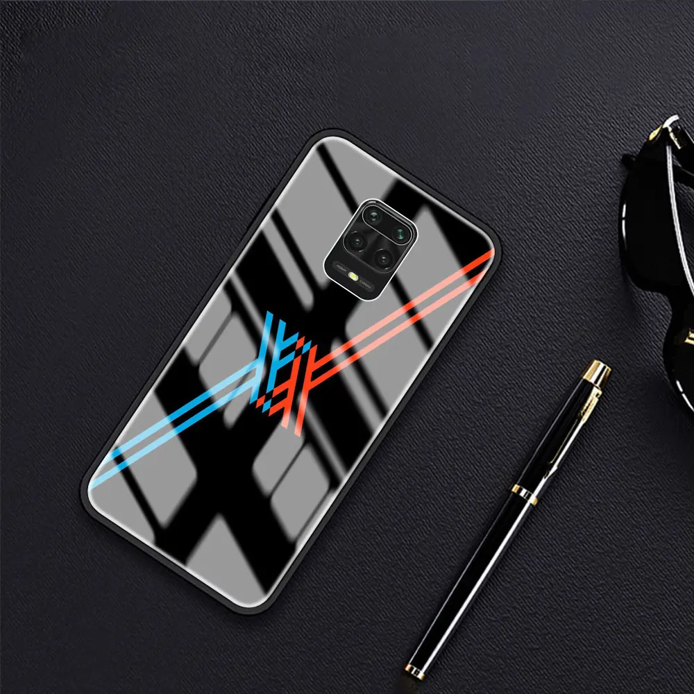

Phone Case for Redmi Note 9S Note 9 8 Pro 8T 7 Tempered Glass 9A 9C 9T K20 K30 Pro Edge Coque Zero Two Darling In The FranXX