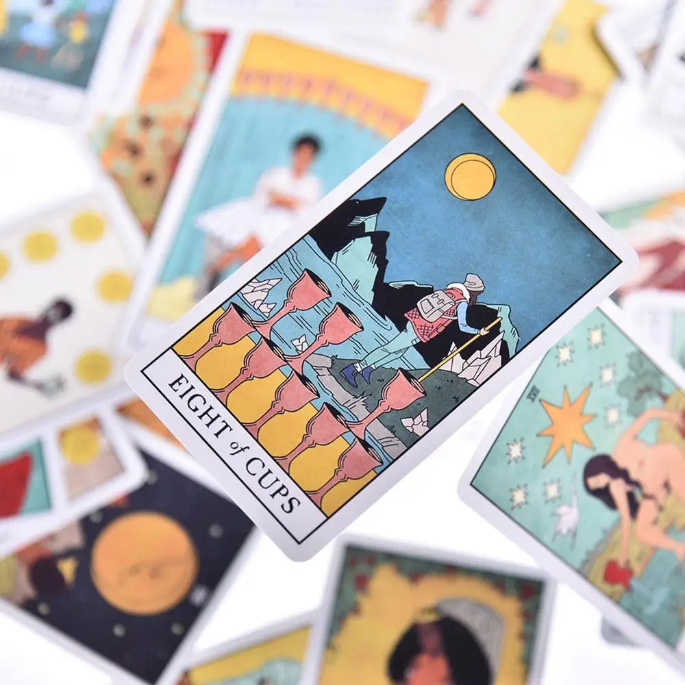 

78pcs The Modern Witch Tarot Deck Oracle Cards Guidance Divination Fate Tarot Cards Board Games For Family Kids Adult Party Game