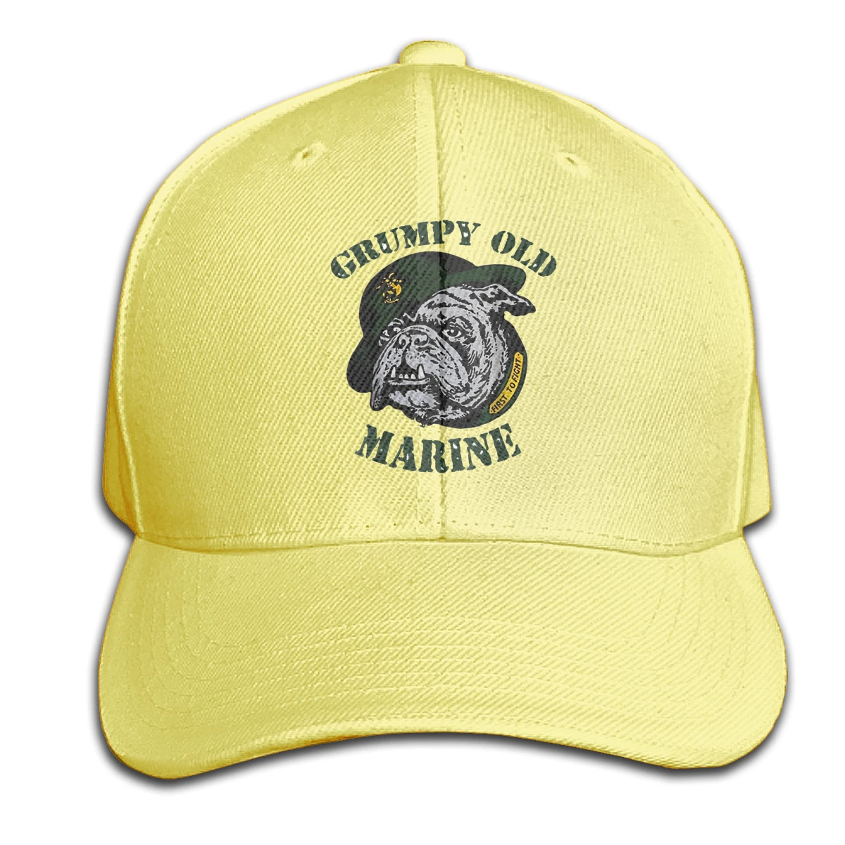 

Grumpy Old Marine Sign man womans Fashionable breathable Sun Caps