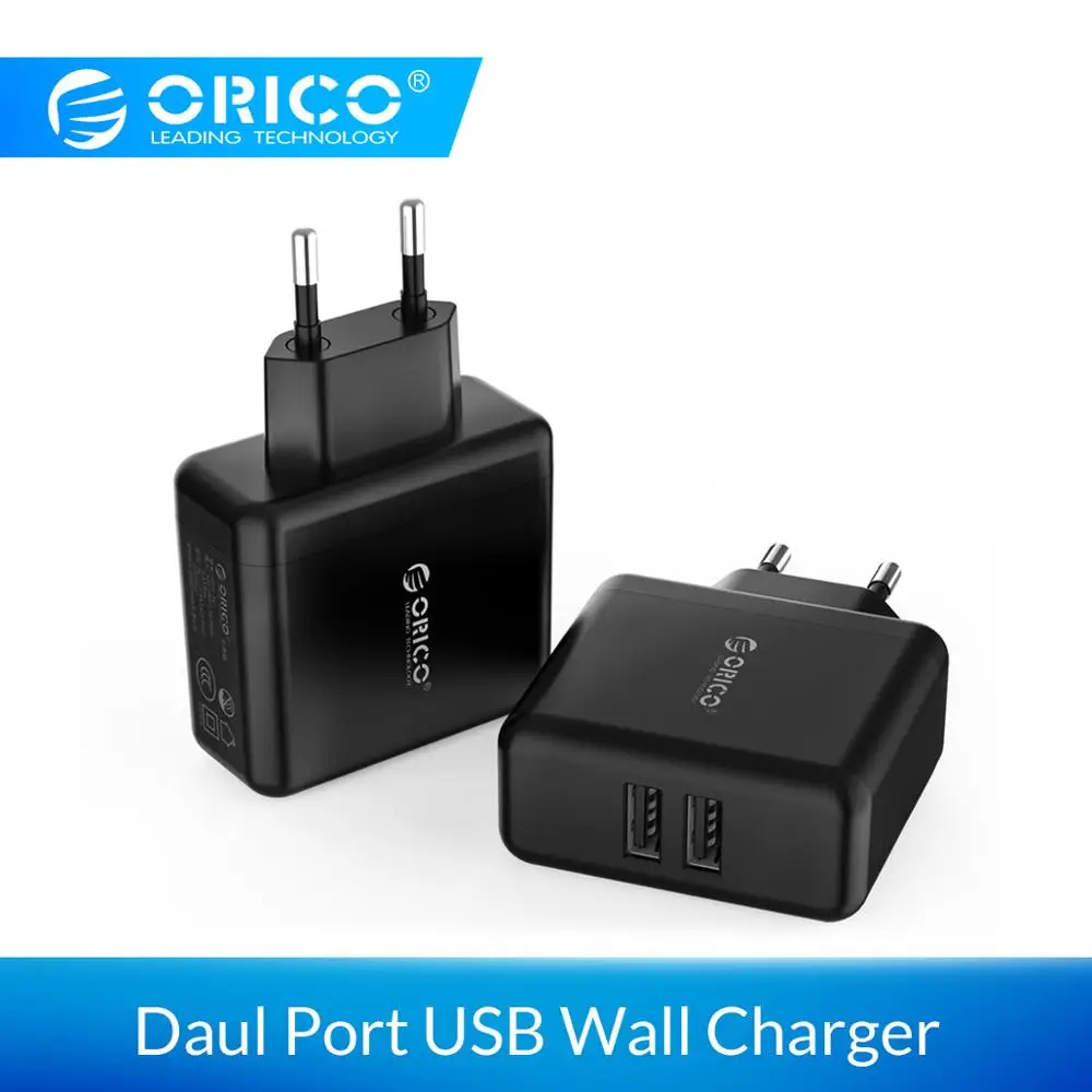 ORICO USB зарядное устройство 5V3A Универсальное портативное дорожное настенное зарядное устройство адаптер с европейской вилкой зарядное устройство для мобильного телефона для iPhone 8 планшета samsung