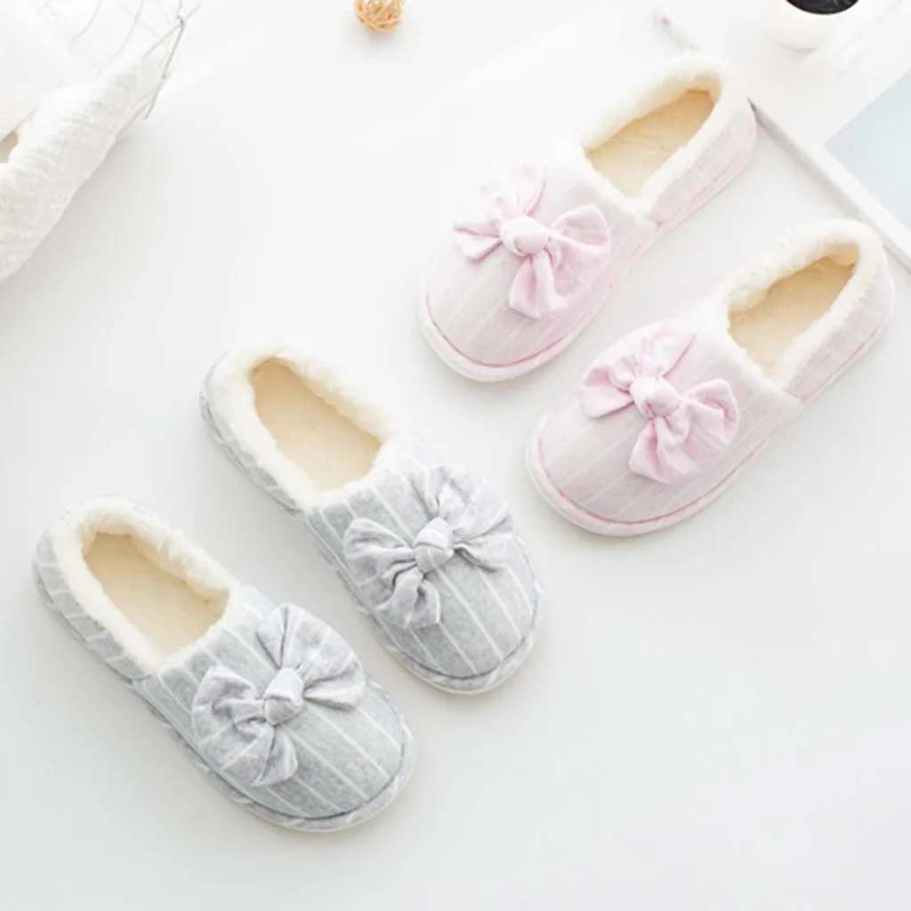 2020 г. Осень-зима новая женская домашняя обувь универсальные теплые туфли для