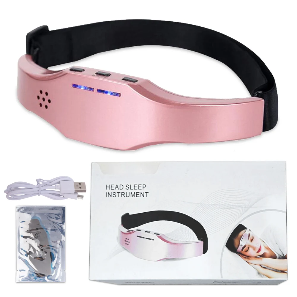 Электрический облегчение мигрени массажер для головы Sleep Monitor массаж бессонницы