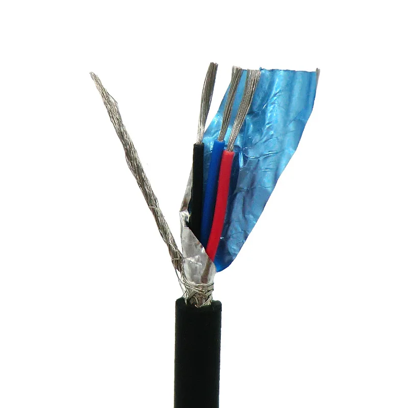 3 жильный Гибкий Экранированный Кабель 0 14 2 мм² контрольный провод 26awg 24awg 22awg