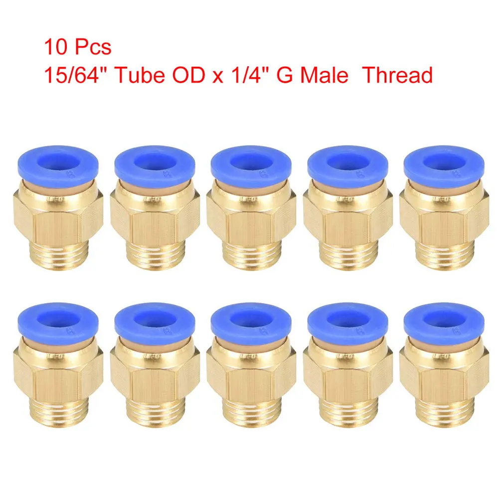 

Straight Pneumatic Connecter PC06-02 Straight Pneumatic Fitting Push To Connect Quick In Fitting For 3D Printer Bowden Extruder