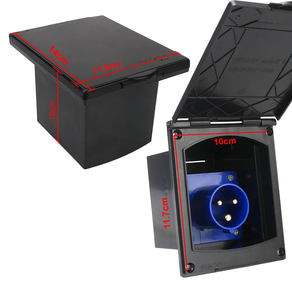 Внешний флеш крюк для RV Кемпер морской дом на колесах основной входной разъем