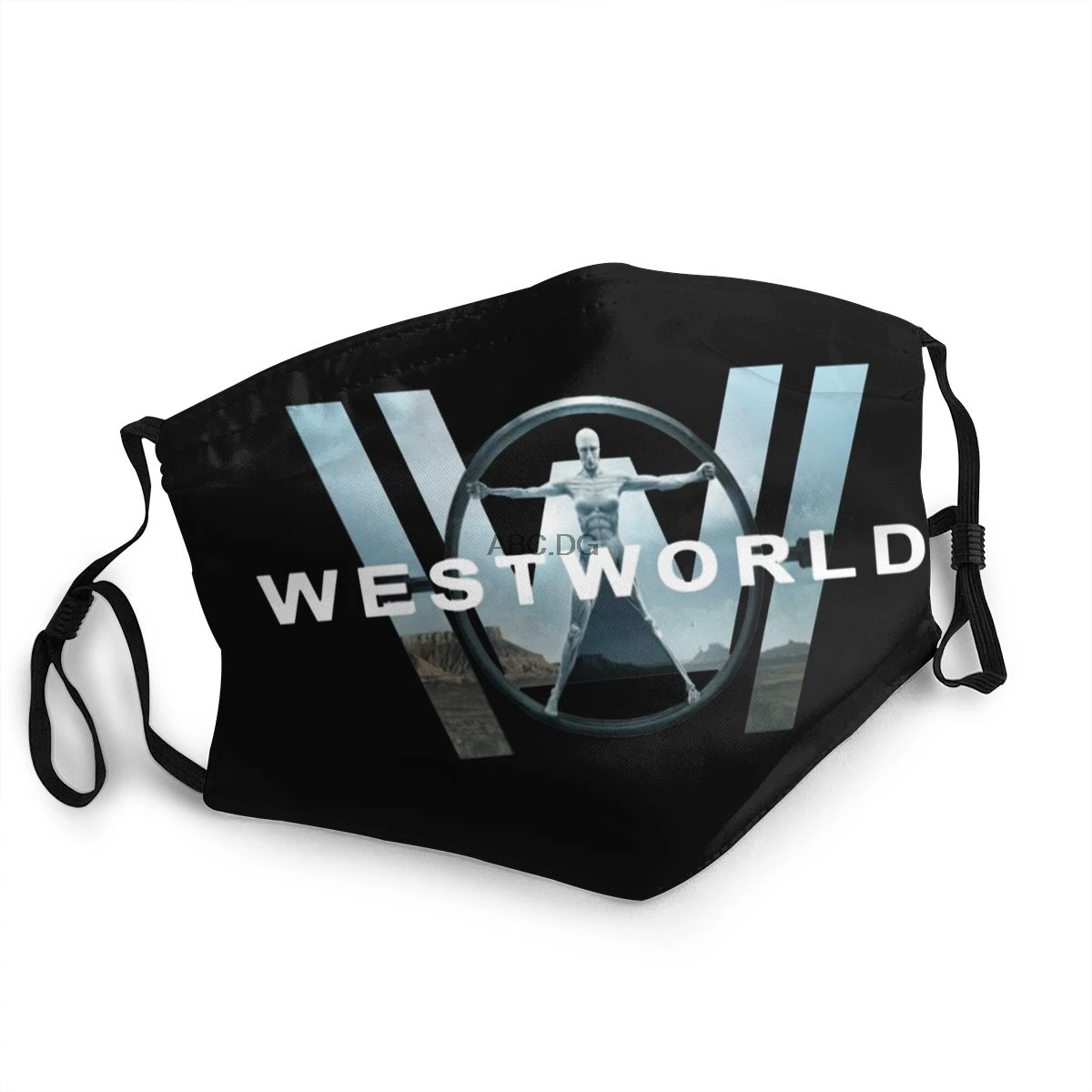 Ветрозащитная многоразовая маска для рта WESTWORLD новая Антибактериальная