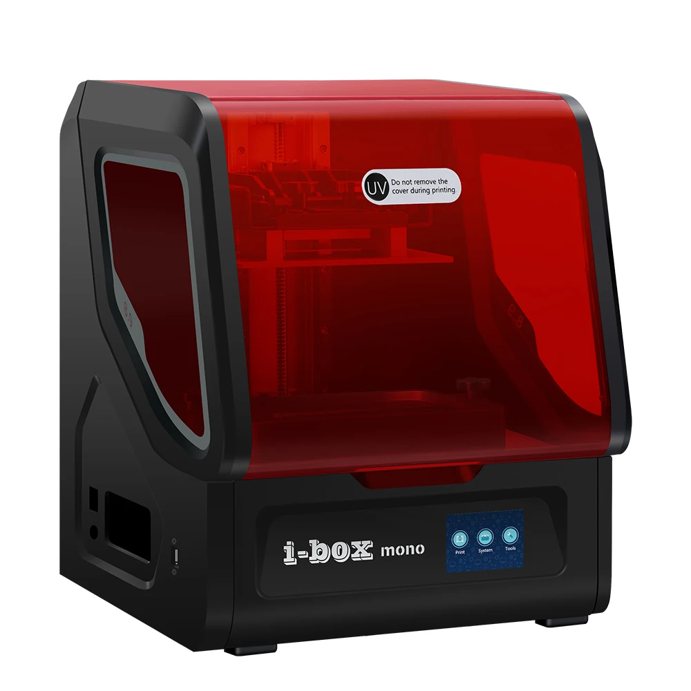 3D принтер QIDI TECH i Box UV Resin 4K ЖК дисплей 8 9 дюйма сенсорный экран 3 5 192*120*200 мм большой