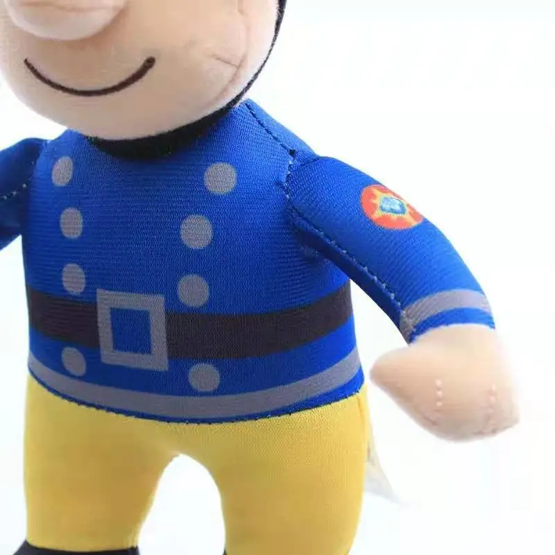 

25cm Fireman Sam Plush Toy Firefighter Soft Stuffed Doll Figure Kids Pillow Toy Children Girl Baby Christmas Birthday Gift