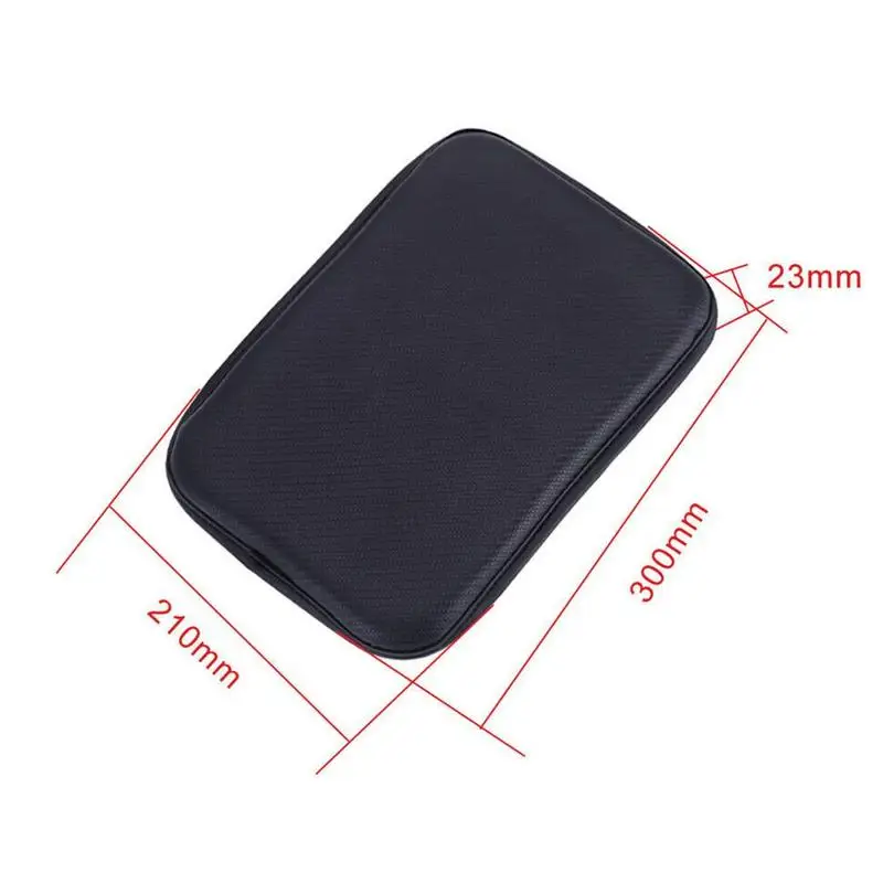 

1Pc PU Leather Black Car Armrest Pad Car Armrest Box Seat Protection Protective Dust Lightweight Cover Car Pad Accessories F4M0