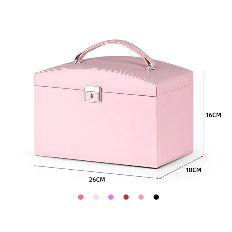 Новая деревянная коробка для ювелирных изделий серьги кольца ожерелье хранения