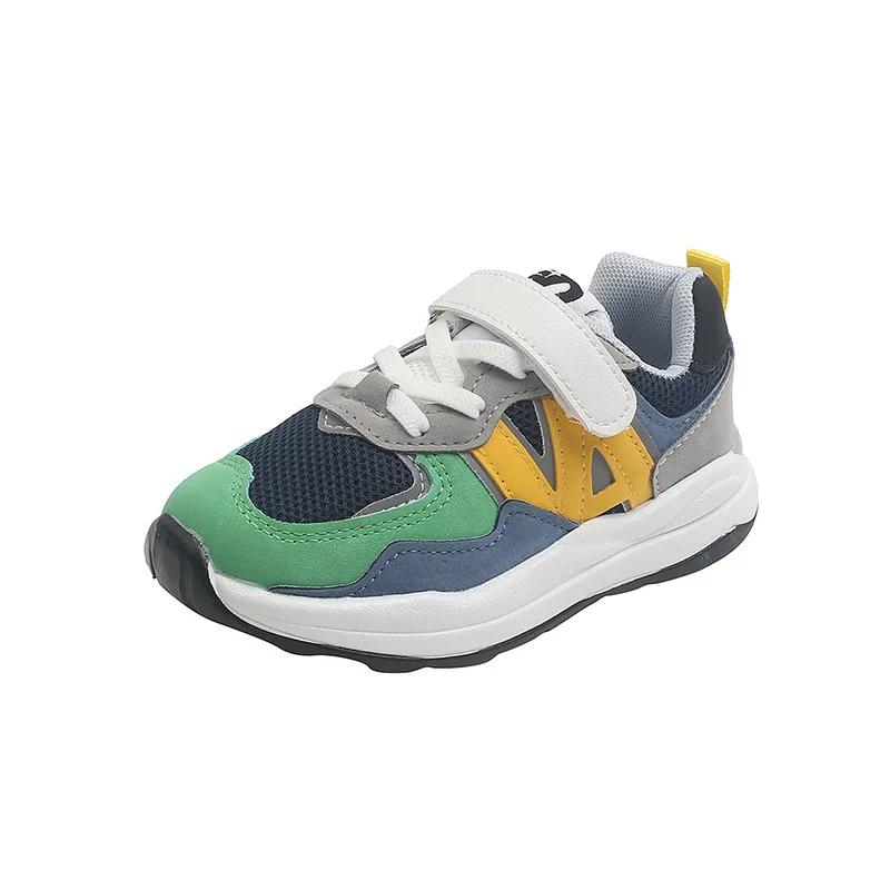 

Кроссовки CNFSNJ Детские сетчатые, Дышащие Беговые туфли, плоская подошва, модная повседневная спортивная обувь для мальчиков и девочек