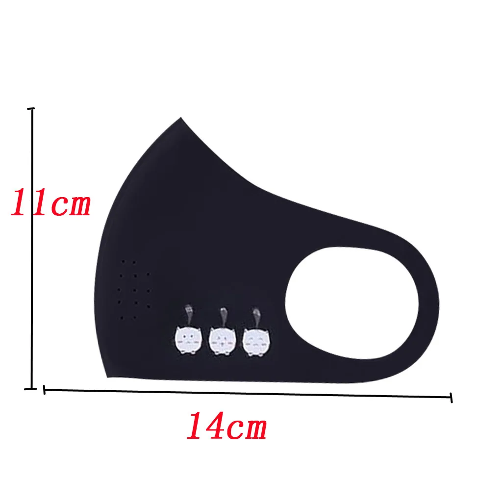 

1PC Children's Fashion Mask Thin Lovely Print Face Mask Washable Breathable Face Mask For Kids mascarillas colores