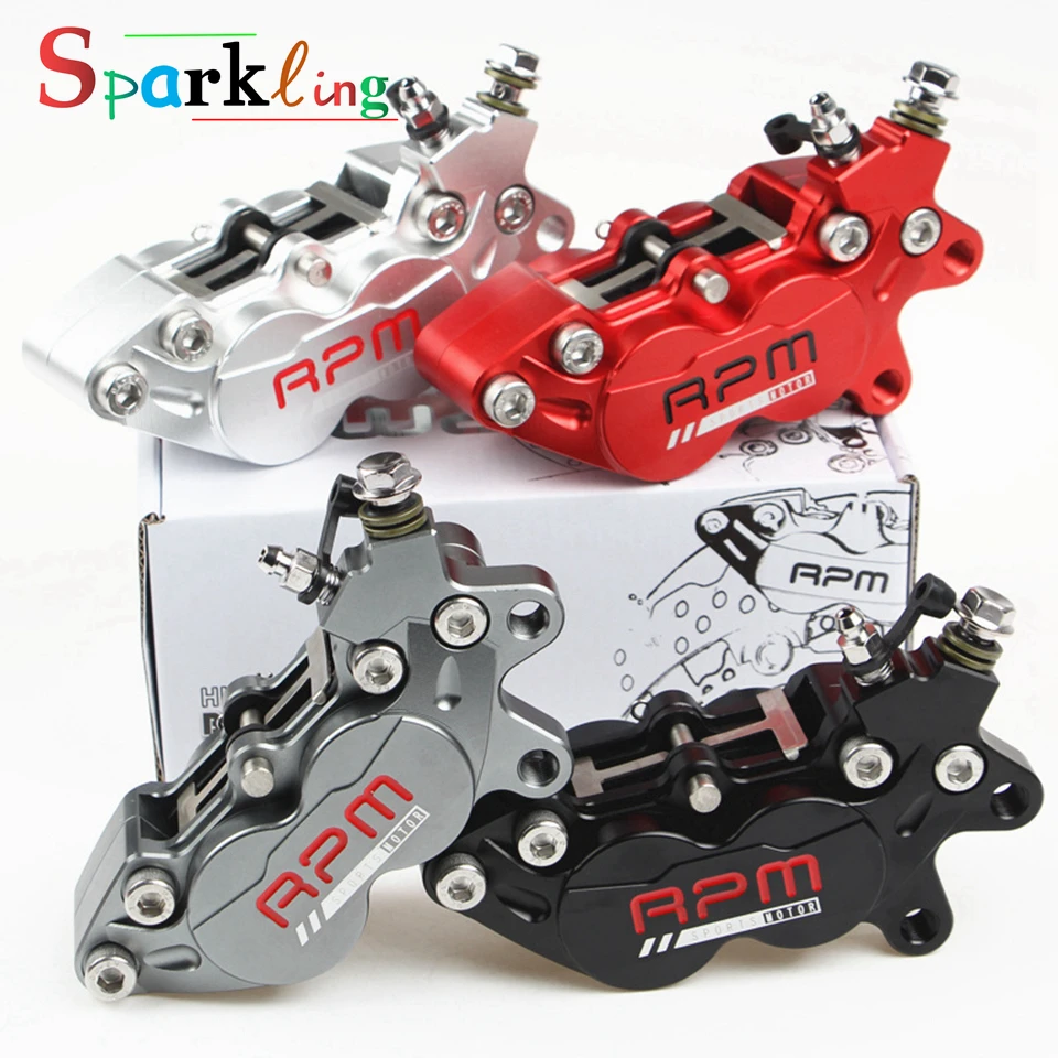 Универсальный 40 мм тормозной суппорт для мотоцикла скутера 4 поршня