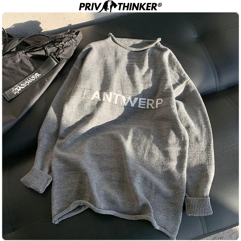 Privathinker Женский 2020 жаккардовый принт круглый ворот пуловер свитер женский