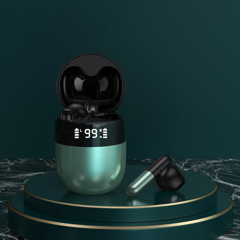 

J28 TWS Bluetooth 5.0 Earphone Wireless Headphone Stereo Waterproof Earbuds Headset With Microphone for Mobile Phone Earphone