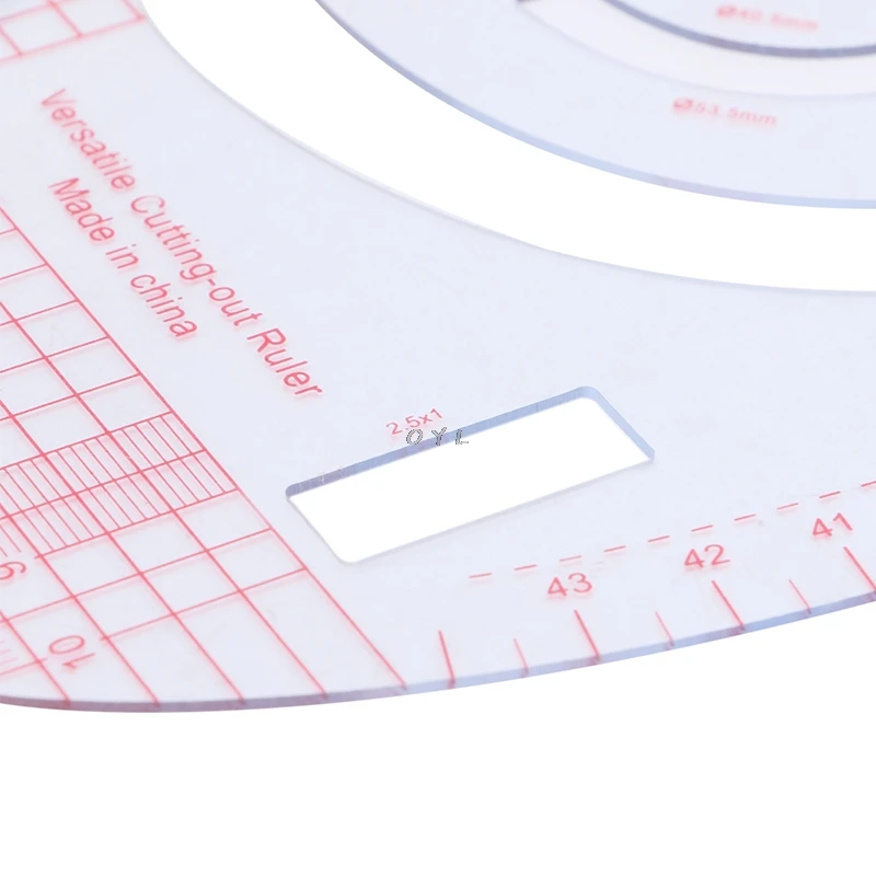 

Multi-function Sewing Ruler Measure for Making Clothes Tailor Craft Tool Plastic