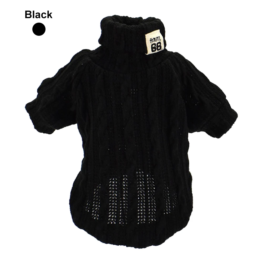 Pet Dog Sweater Cat Turtleneck Sweater Winter Warm Knitted Dog Clothes Small Dogs Clothing Puppy Coat Pet Wearing Products