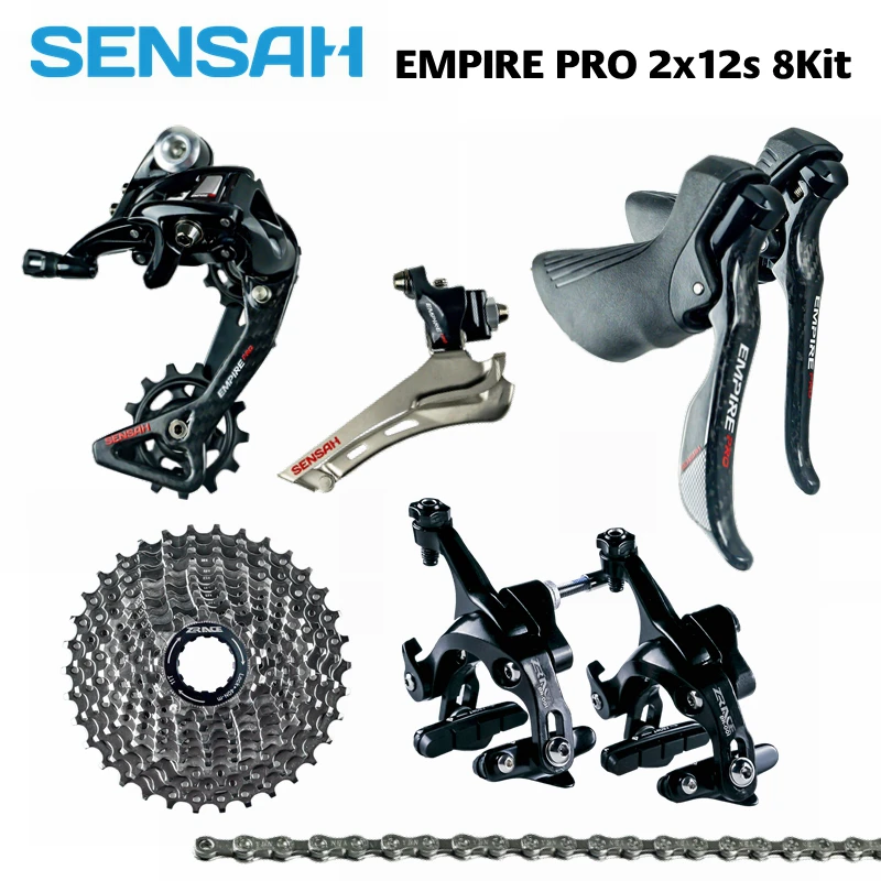 SENSAH EMPIRE PRO 2x12 скоростей 24s Road Groupset R/L переключатель передач + R/F переключатели ZRACE