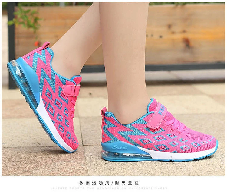 Brand Kids Sneakers Breathable Girls Running Shoes New Style Children's Shoes Air Cushion Basket Enfant Boys Sport Shoes