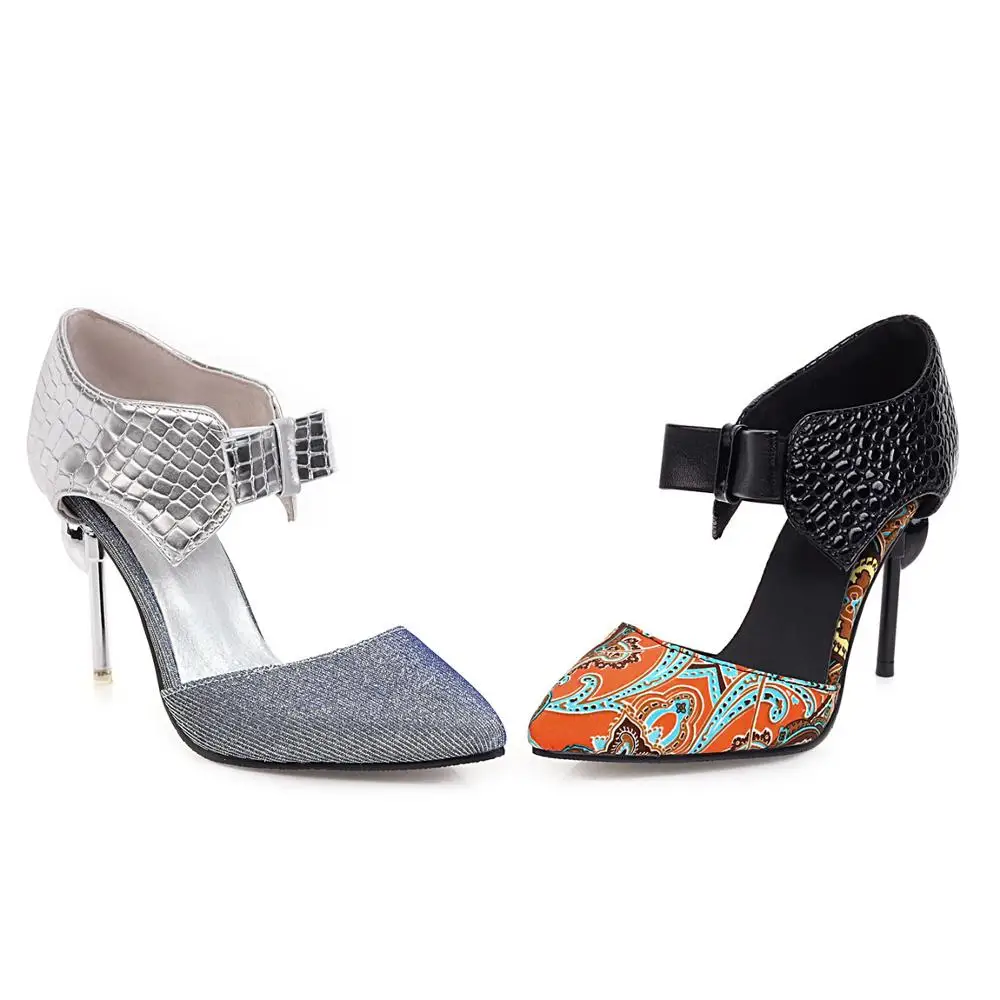 Женские туфли-лодочки на высоком каблуке Пикантные туфли с острым носком