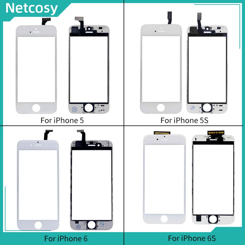 Сенсорный экран Netcosy с дигитайзером и рамкой для IPhone 6 6S 5S 5C сенсорный передняя