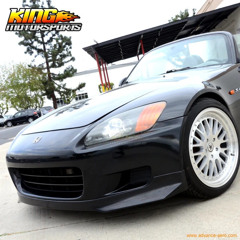 Подходит для 00 03 Honda S2000 EVO PU поли Уретановый передний бампер спойлер Bodykit|bumper lip