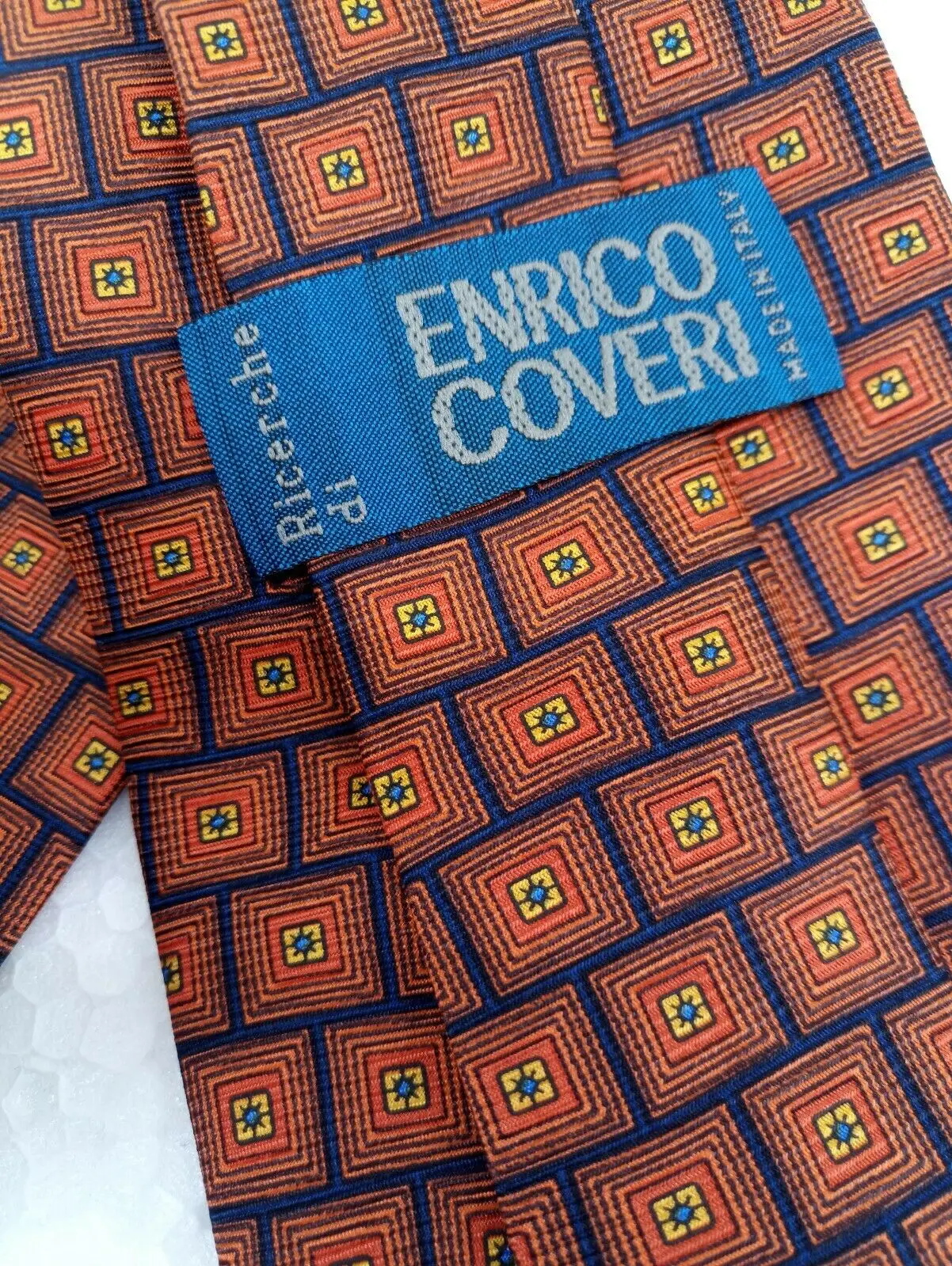 Галстук Крутое покрытие arancione blu seta jacquard длинный бизнес/церимония - купить по