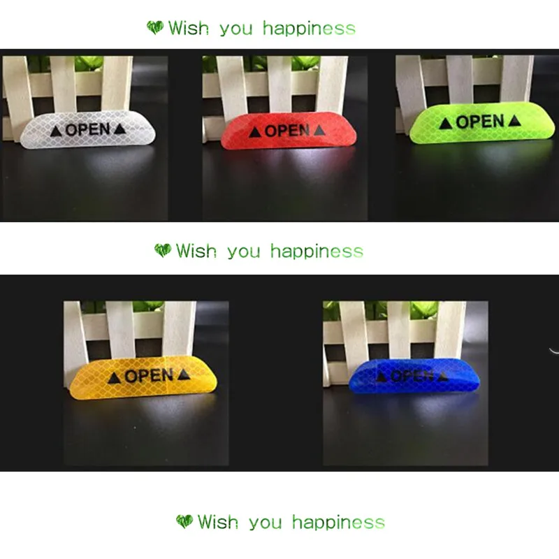 Новый стиль предупредительный знак дверные наклейки для ночной безопасности bmw m