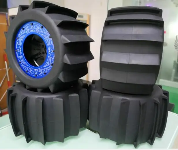 2 шт. осевой 1/8 внедорожный beadlock грузовик Снежный комплект шин 2 шт. для дикари 4,6 5,9 XL Flux Summit hobao MT MT4 E-revo