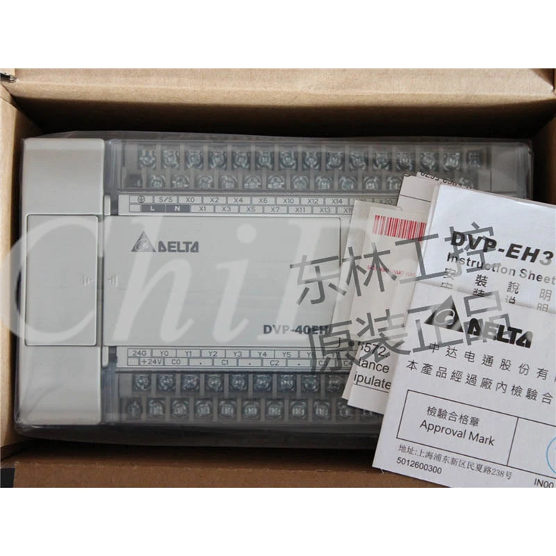 Программируемые контроллеры Delta original DVP40EH00T3 DVP40EH00R3 PLC 40 точек хоста 24DI/16DO|Детали и