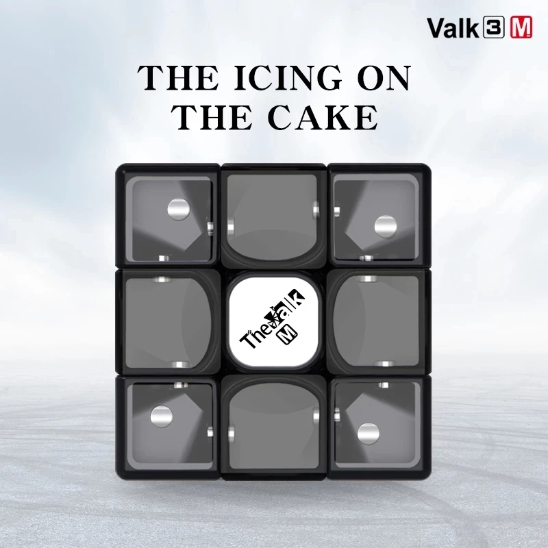 QYTOYS The Valk3 M 3x3x3 Magnetic Magic Speed Cube Stickerless Magnets Puzzle Cubes Valk 3M Educational Toys For Children - "QYTOYS Вальк3 М 3х3х3 магнитный куб скорости с магнитами без наклеек головоломка кубы Вальк 3М образовательные игрушки для де
