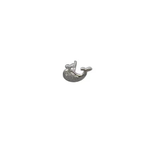 clearance silversmith s925 silver cute little whale earrings cute hand drawing small fish earrings new