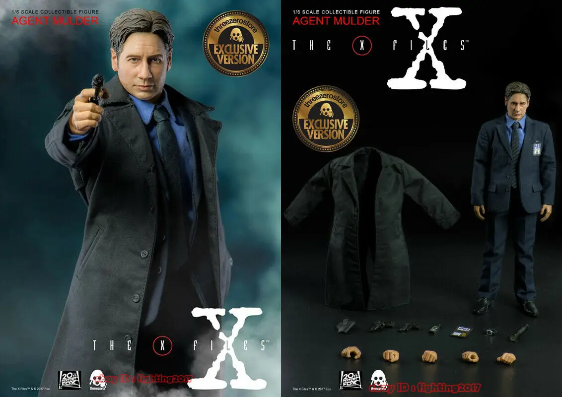Threezero 3A агент Mulder X файлы 1/6 экшн фигурка Deluxe Edition INSTOCK|Игровые фигурки и