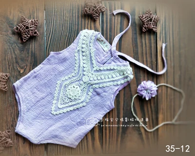 set 3 Шапочка для маленьких мальчиков и девочек+ комбинезоны, Одежда для новорожденных, одежда для выпускного, наряд для фотосессии, аксессуары для фотосессии - Цвет: set 3