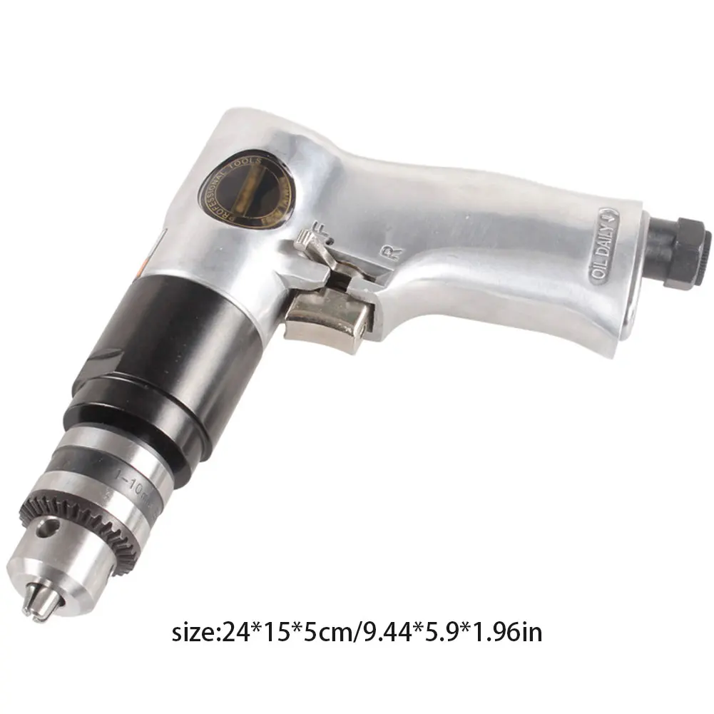 

Reversible Pneumatic Drill Heavy Duty Air Powered Drilling Engraving Polishing Tool High Torque Heavy Duty Air Drill Tool