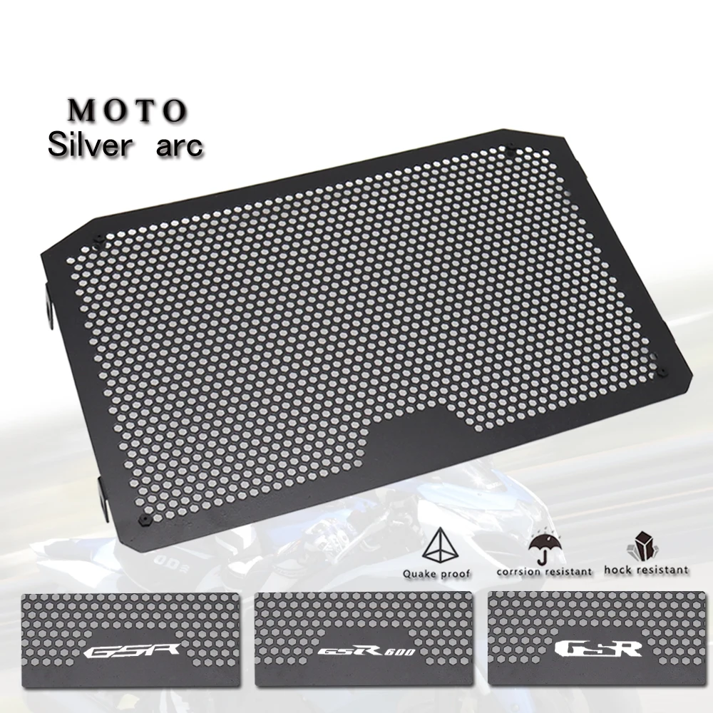 

Fit For SUZUKI GSR 600 GSR600 2006-2012 2007 2008 2009 Motorcycle Radiator Guard Grille Oil Cooler Cover Black Aluminum alloy
