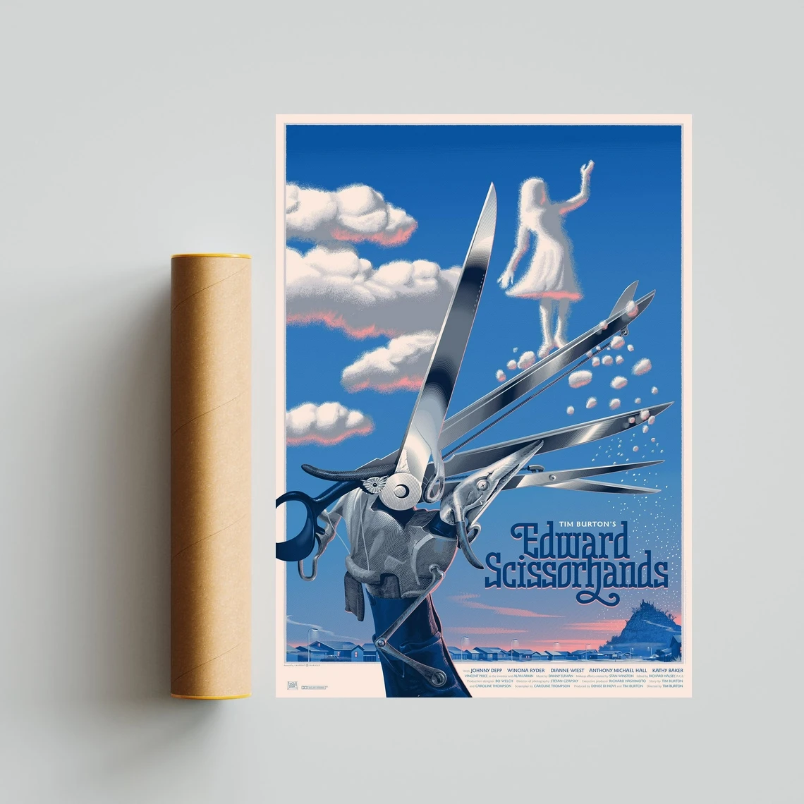 Эдвард руки-ножницы постер фильма художественный принт холст живопись настенные