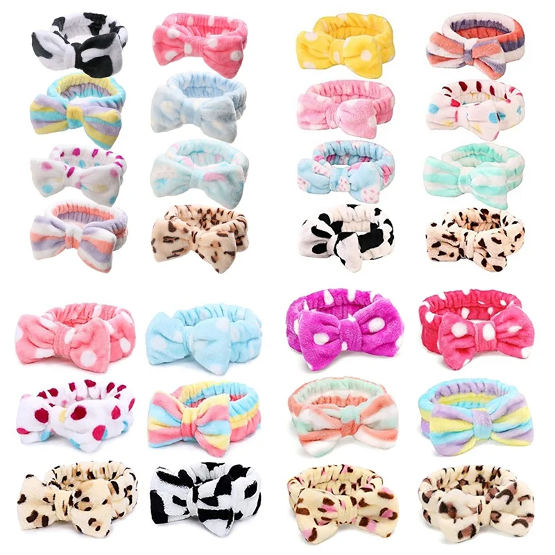 

Coral Velvet Soft Hair Band Cross Hair Band Elastic Hair Band Women's Face Washing Bath Tulip Hair Band Hair Accessories
