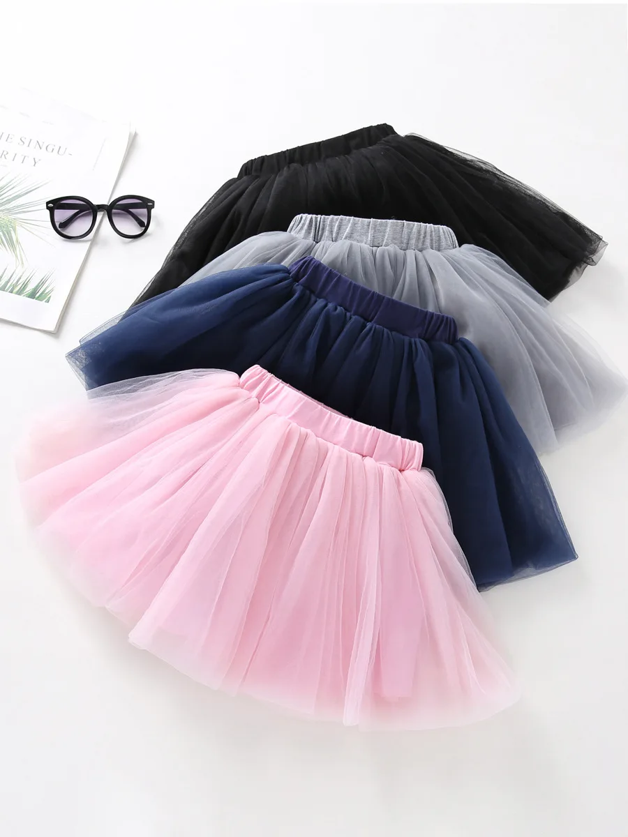 Юбка пачка для девочки возраста от 1 Year Old Baby Серый Мини Vestido 2021 сладкий Sash одежда