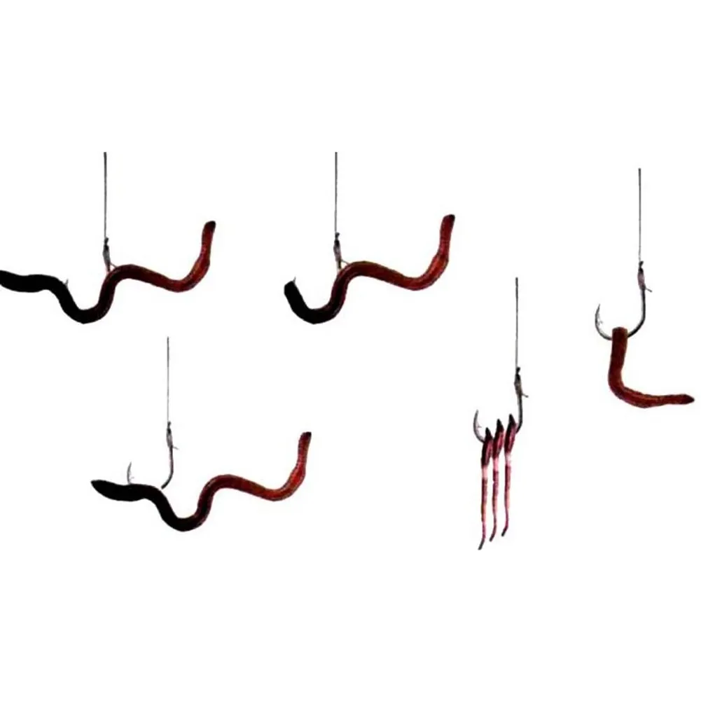 1 шт. мягкая искусственная рыболовная приманка в виде дождевого червя | Спорт и