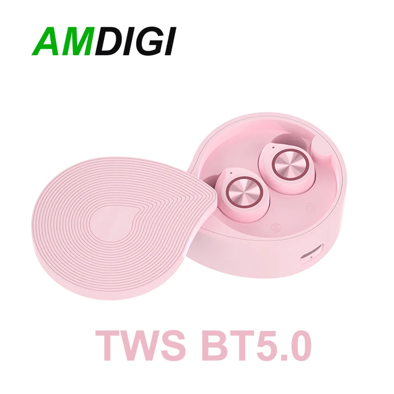 TWS Bluetooth наушники беспроводные (два динамика) вызова стерео с зарядки чехол для