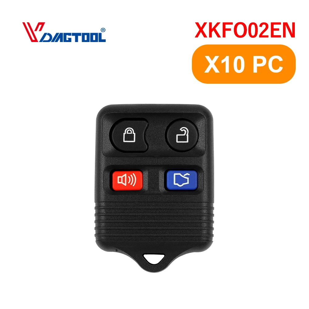 10 шт./лот Xhorse Универсальный VVDI проводной пульт дистанционного управления XKFO02EN