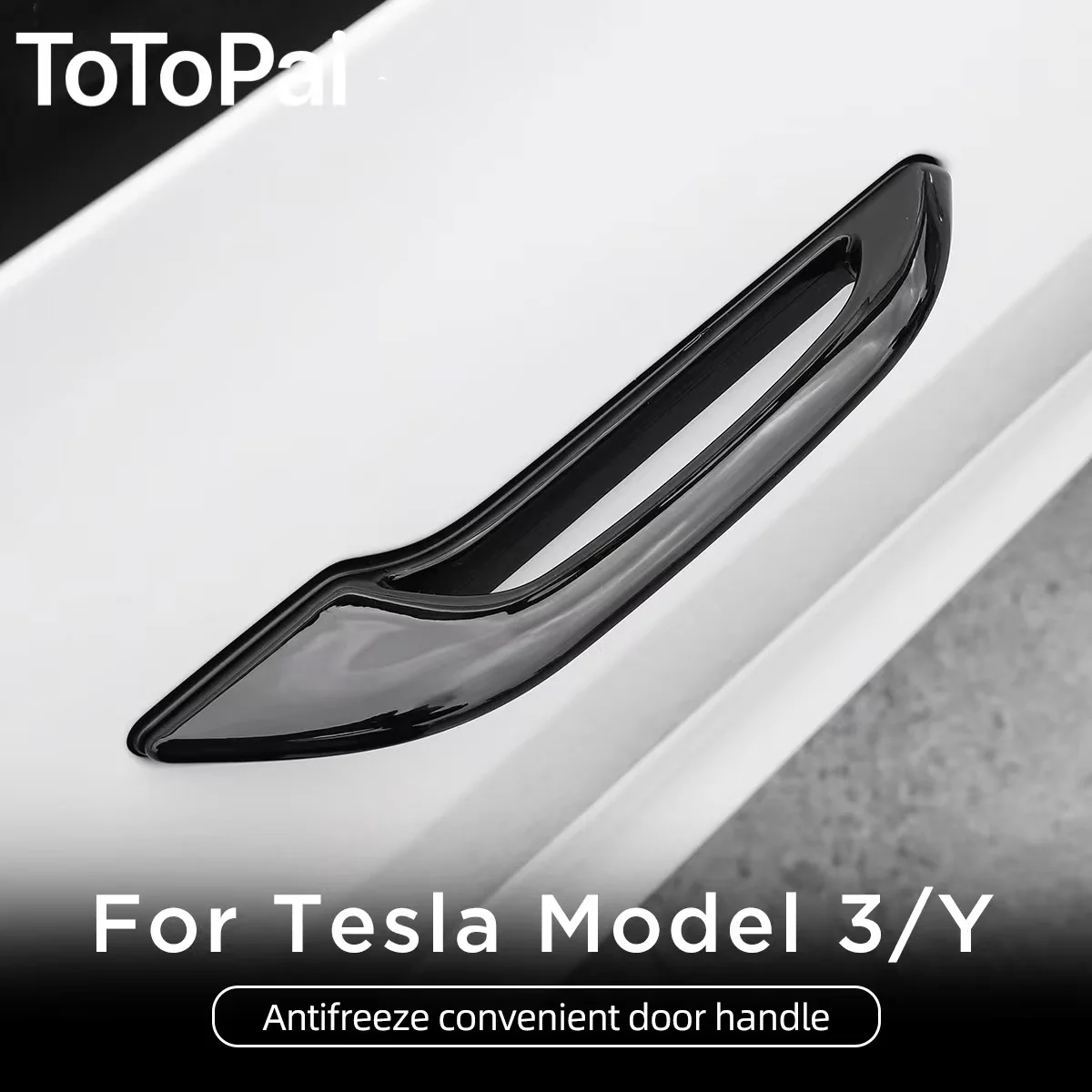 

For Tesla Model Y Model3 2021 Car Antifreeze Door Handle Sticker Refit Accessories Trim Decoration Door Handle Protector Cover