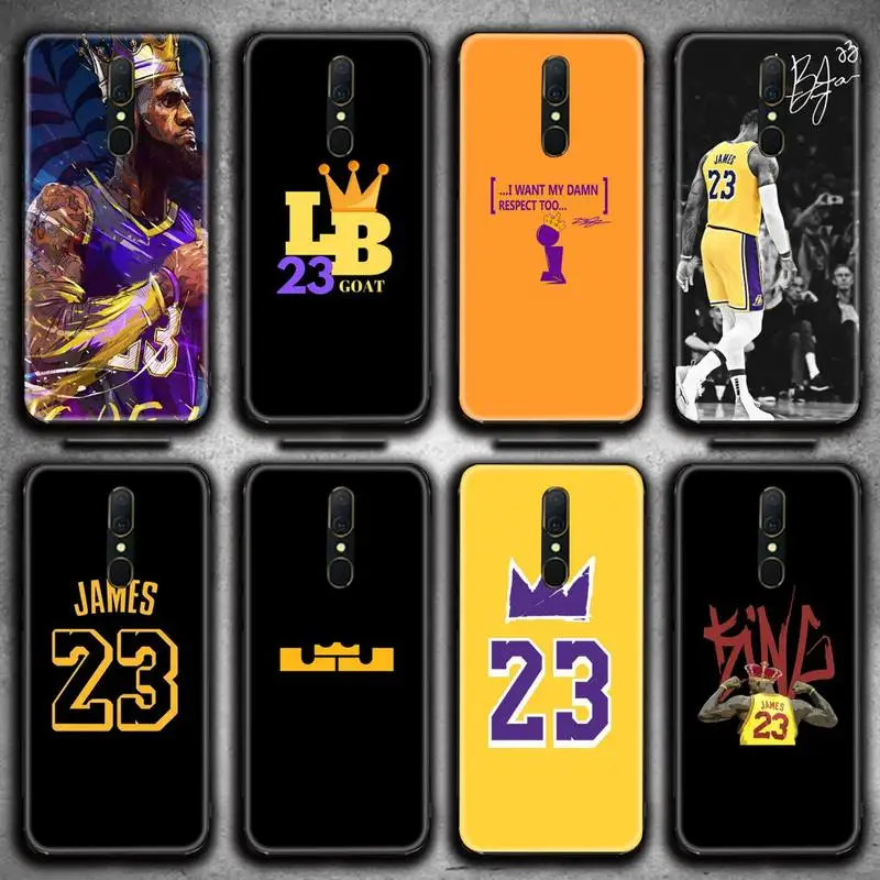 

Basketball King JAMES 23 Phone Case For Oppo A5 A9 2020 Reno2 z Renoace 3pro A73S A71 F11