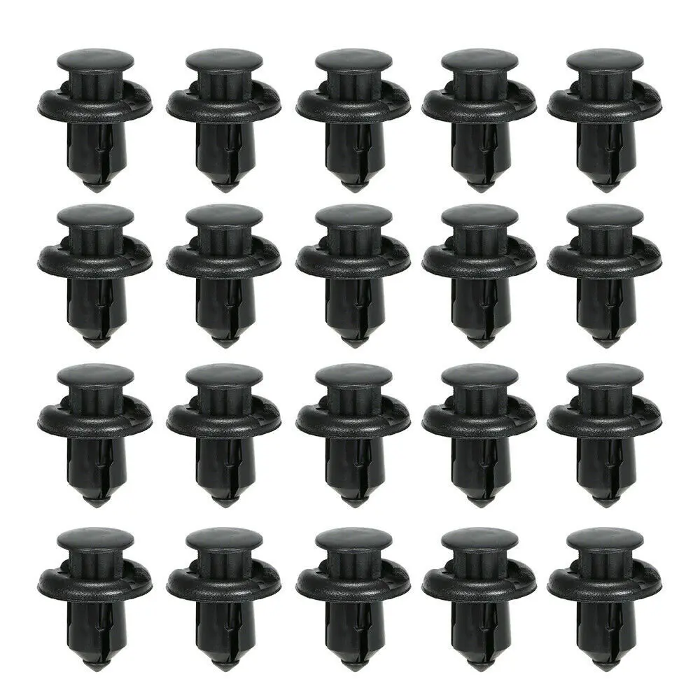 

190Pcs Universal Fasteners Buckle Plastic Leather Buckle 6 Size Car Push Pin Rivet Trim Auto Plastic Fastener Clip New