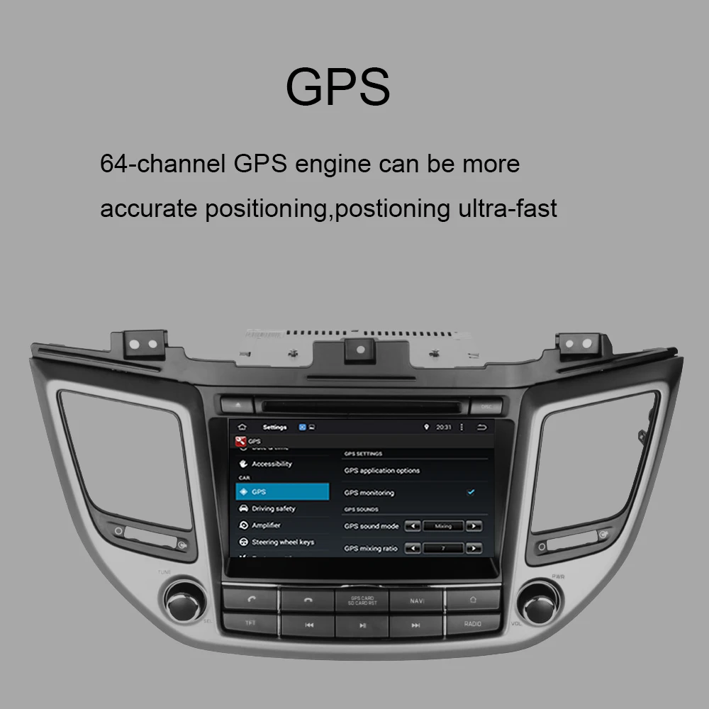 Автомобильный GPS-навигатор Android 10 0 для Hyundai Tucson IX35 2015-2022 правое вождение