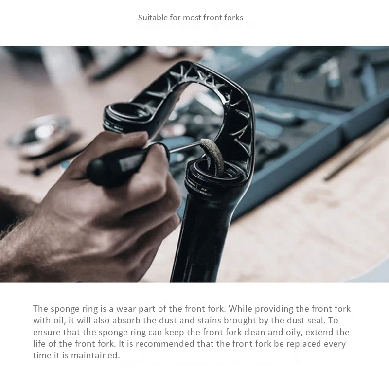 Hot 2Pcs Bike Front Fork Sponge Ring Oil Foam Absorb Seal 32MM Fox Float Rebuild Kit | Спорт и развлечения