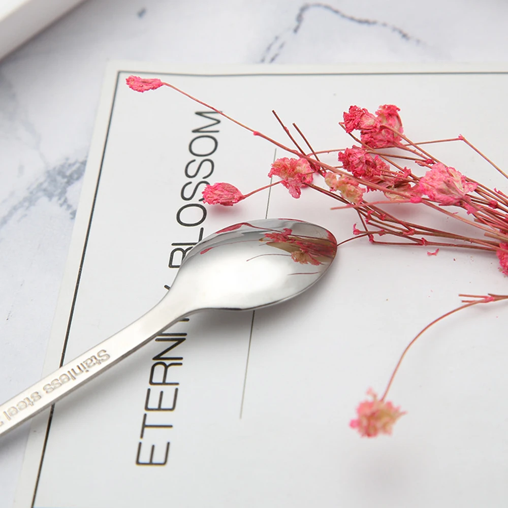 Горячая 2 шт. кофейная Ложка свадебный Кофе Чай розовое золото ложка подарок